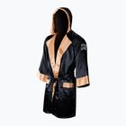 Szlafrok bokserski Cleto Reyes Satin Boxing Hoodie black/gold
