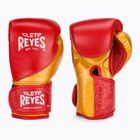 Rękawice bokserskie Cleto Reyes High Precision Training Leather red/gold