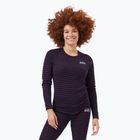 Longsleeve termoaktywny damski ODLO Warm Originals Stripes Bl Top Crew Neck dark saphire