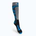 Skarpety narciarskie damskie X-Socks Ski Rider 4.0 dark grey/melange blue