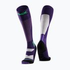 Skarpety snowboardowe X-Socks Snowboard Discover Otc deep purple/light sand