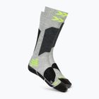 Skarpety narciarskie dziecięce X-Socks Ski Discover Otc rhino grey/canary