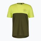 Koszulka rowerowa męska SCOTT Trail Flow DRI btter yellow/fir green