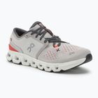 Buty do biegania męskie On Cloud X 4 silver/flame