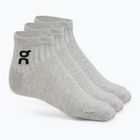 Skarpety On Running Logo Sock Mid 3 pary heather gray