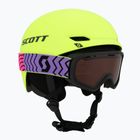 Kask narciarski dziecięcy SCOTT Keeper 2 + gogle Witty neon yellow