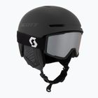 Kask narciarski SCOTT Track + Gogle Factor Pro Combo mineral black/amp silver chrome