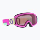Gogle narciarskie dziecięce SCOTT Witty SGL neon pink/enhancer