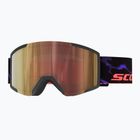 Gogle narciarskie SCOTT Shield LS black/purple/cinnamon chrome