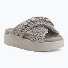 Klapki damskie INUIKII Woven Stones Platform stone grey