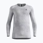 Bluza termoaktywna męska ODLO Active Warm X Pow Bl Top Crew Neck odlo silver grey
