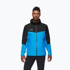 Kurtka przeciwdeszczowa męska Mammut Convey Tour HS Hooded glacier blue/black