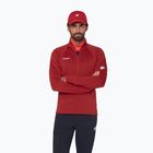 Bluza męska Mammut Taiss ML Half Zip Pull dark mammut red