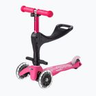 Hulajnoga trójkołowa dziecięca Micro Mini 3in1 Deluxe Plus LED pink