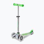 Hulajnoga trójkołowa dziecięca Micro Mini Micro Deluxe FLUX LED neon green