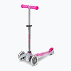 Hulajnoga trójkołowa dziecięca Micro Mini Micro Deluxe FLUX LED neon pink
