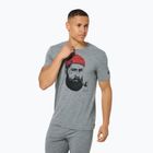 Koszulka męska super.natural Sailor Tee cashmere grey mel/jet black /high risk red