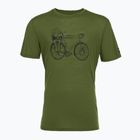 Koszulka męska super.natural Bicycle Nomad Tee chive/jet black
