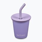 Kubek KLEAN KANTEEN Steel Straw Lid 296 ml paisley purple