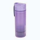 Butelka turystyczna z filtrem Bachgold Selfpress Waterfilter 500 ml lila