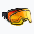 Gogle narciarskie Giro Roam black wordmark/amber scarlet/yellow