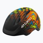 Kask rowerowy dziecięcy Giro Scamp Integrated Mips Jr matte black/check fade