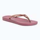 Japonki damskie Ipanema Anat Tan lilac/metallic pink