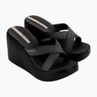 Klapki damskie Ipanema High Fashion II Slide black/glitter/beige