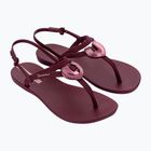 Sandały damskie Ipanema Classic Dreamy burgundy/burgundy/metallic