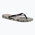 Japonki damskie Ipanema Animal Print VI beige/black/pink