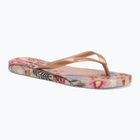 Klapki damskie Ipanema Verao Tropical beige/gold
