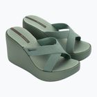 Klapki damskie Ipanema High Fashion II Slide green/glitter green/grey