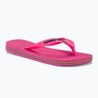 Japonki Havaianas Brasil Logo Neon pink flux
