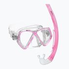 Zestaw do snorkelingu dziecięcy Mares Combo Zephir Junior pink/clear