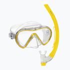 Zestaw do snorkelingu Mares Combo Stream yellow/clear