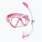 Zestaw do snorkelingu Mares Combo Wahoo Neon pink/white/clear