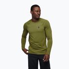 Longsleeve trekkingowy męski Black Diamond Alpenglow Crew camp green