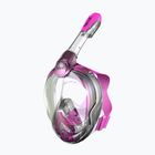 Maska pełnotwarzowa do snorkelingu dziecięca SEAC Magica black silicone/pink