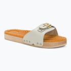 Klapki damskie Scholl Pescura Flat Massage Lea off white