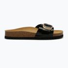 Klapki damskie Scholl Kathleen Printed Leather black