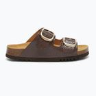 Klapki damskie Scholl Noelle Syntetic Reptile brown