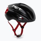 Kask rowerowy MET Manta MIPS black/red glossy