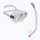 Zestaw do snorkelingu dziecięcy Cressi Marea Junior + Top clear/pink