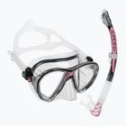 Zestaw do nurkowania Cressi Big Eyes Evolution + Alpha Ultra Dry black/pink