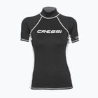 Koszulka do pływania damska Cressi Rash Guard black/white