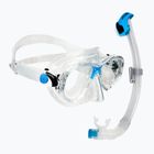 Zestaw do nurkowania Cressi Marea + Seal Dry Jr clear/azure