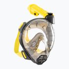 Maska pełnotwarzowa do snorkelingu Cressi Komodo Full Face black/yellow