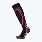Skarpety narciarskie dziecięce Mico Medium Weight Warm Control Ski nero/fucsia