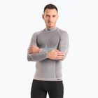 Bluza termoaktywna męska Mico Odor Zero Mock Neck grigio