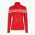 Bluza termoaktywna damska Newland Hilde Half Zip red/white